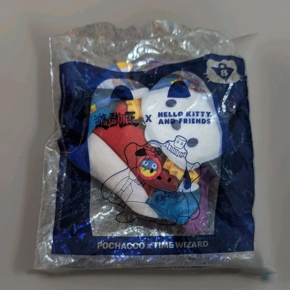 McDonald's Happy Meal Yu-Gi-Oh x Hello Kitty Pochacco Time Wizard Plush New #8